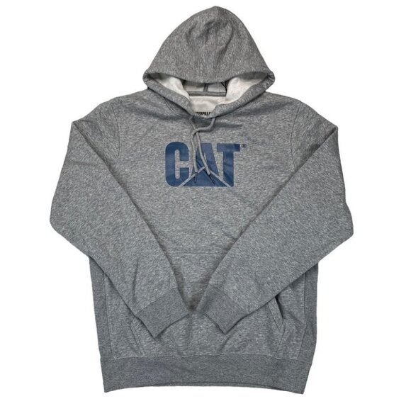 Caterpillar Mens Hoodie Foundation Logo-Print Hoodie Size M - Picture 1 of 10